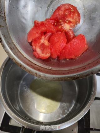 蕃茄蛋花面皮汤的做法步骤：6
