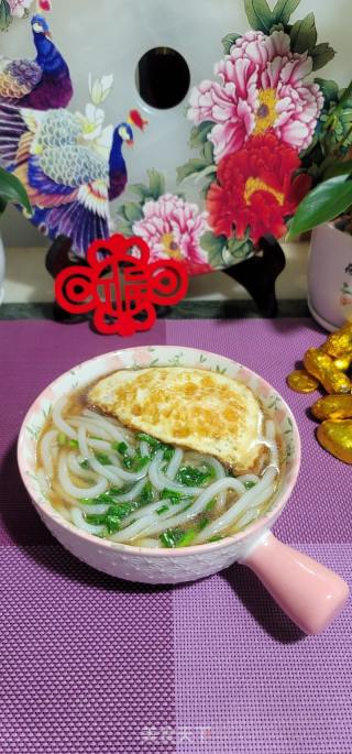 煎蛋汤濑粉的做法步骤：8