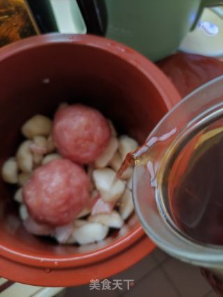 陈皮水马蹄炖肉丸的做法步骤：7