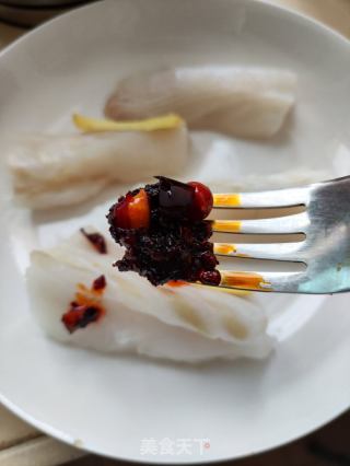腊肠蒸鳕鱼的做法步骤：4