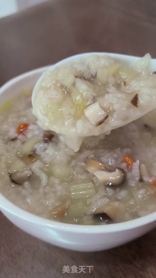 芹菜香菇粥的做法