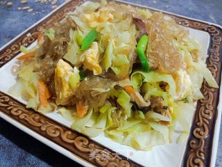 包菜炒粉丝的做法步骤：8