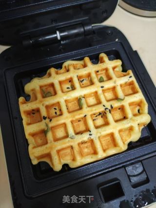 华夫饼的做法步骤：9