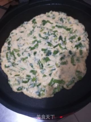 豆渣韭菜饼的做法步骤：4