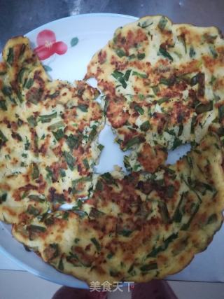 豆渣韭菜饼的做法步骤：5