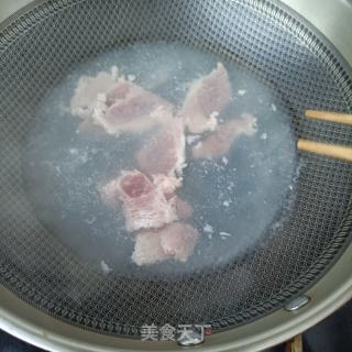 梅花肉荷兰豆炒口蘑的做法步骤：6
