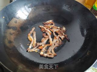 酱肉炒豆干莴笋的做法步骤：5