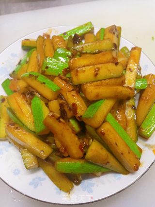 红油西葫芦的做法步骤：8