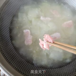 冬瓜肉片汤的做法步骤：10