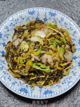 青椒炒酸菜的做法步骤：8
