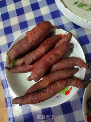 红薯饼的做法步骤：1