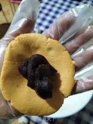 红薯饼的做法步骤：5