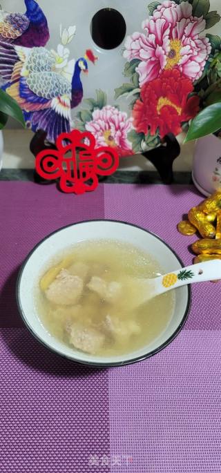 花旗参瘦肉汤的做法步骤：8