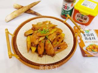 春天时令美食/春笋焖鸡翅的做法步骤：8
