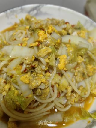 肉酱鸡蛋炒面的做法步骤：13