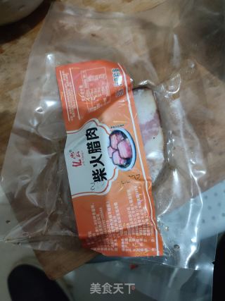 凉拌柴火腊肉的做法步骤：1
