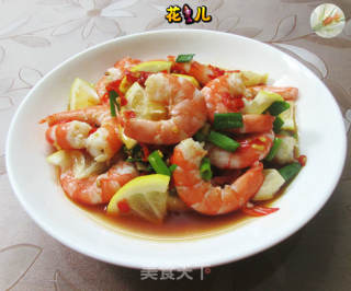 柠檬虾仁的做法