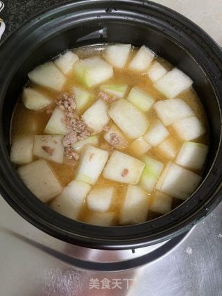 冬瓜肉沫炖粉条的做法步骤：9
