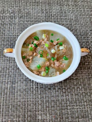 冬瓜肉沫炖粉条的做法步骤：13