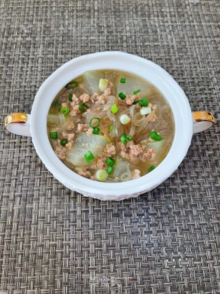 冬瓜肉沫炖粉条的做法步骤：14