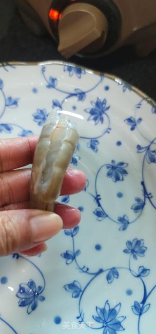 干煸蒜香虾的做法步骤：3