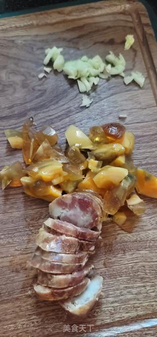 皮蛋白菜汤的做法步骤：3