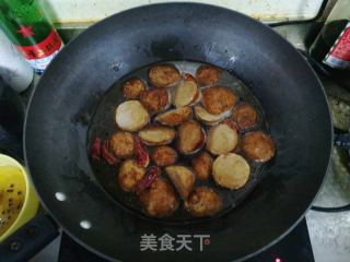 藕丸炖油菜的做法步骤：6