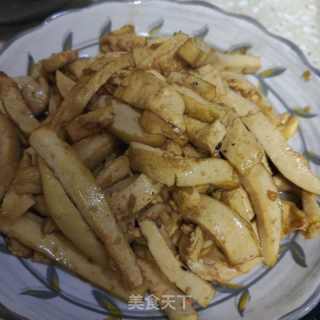 素炒黄皮豆干的做法步骤：6