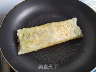 鸡蛋蔬菜卷饼的做法步骤：9