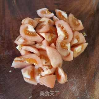 番茄炒牛肉的做法步骤：4