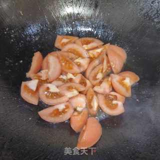番茄炒牛肉的做法步骤：8