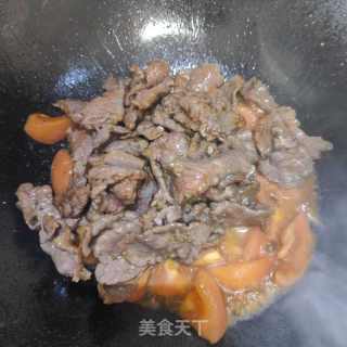 番茄炒牛肉的做法步骤：10