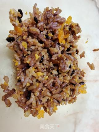 咸蛋黄炒饭的做法步骤：4