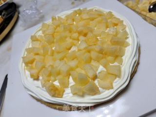 十寸水果生日蛋糕的做法步骤：4
