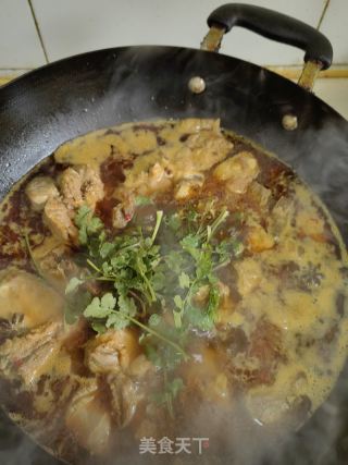 土豆烧排骨的做法步骤：6