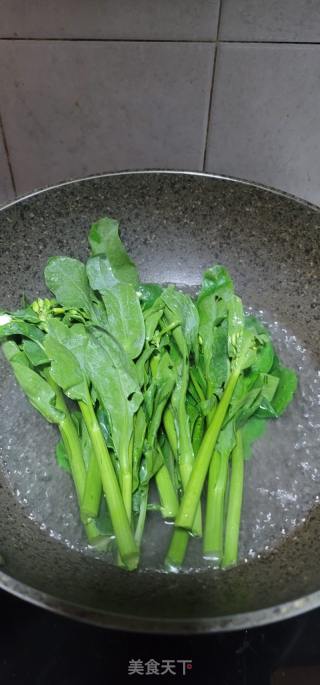 蒜香芥兰的做法步骤：3