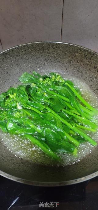 蒜香芥兰的做法步骤：4