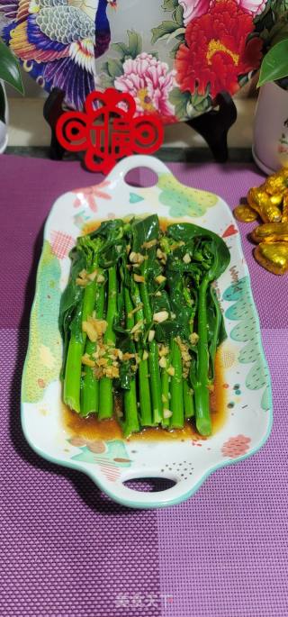 蒜香芥兰的做法步骤：10