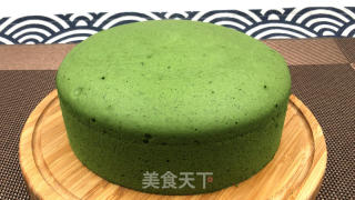抹茶蒸蛋糕，颜色靓丽颜值高，味道清新，口感绵软。的做法
