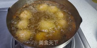 炸胡萝卜肉丸子的做法步骤：7