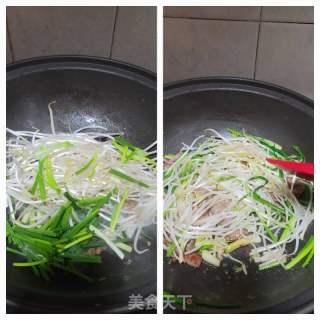 肉片鸡蛋炒米粉的做法步骤：7