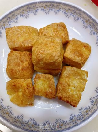 脆皮浇汁豆腐的做法步骤：7