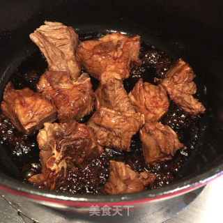 糖醋排骨炖鲍鱼的做法步骤：4