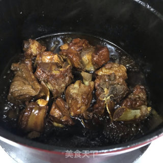 糖醋排骨炖鲍鱼的做法步骤：8