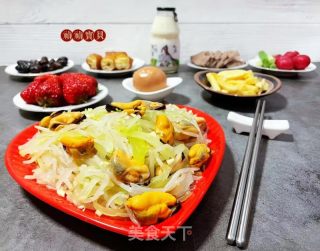 银针笋丝拌海虹的做法步骤：17