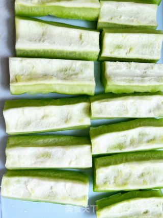 烤箱版苦瓜酿肉的做法步骤：2