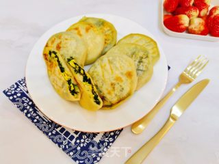 二月二龙抬头，吃春饼/韭菜鸡蛋饼的做法步骤：12