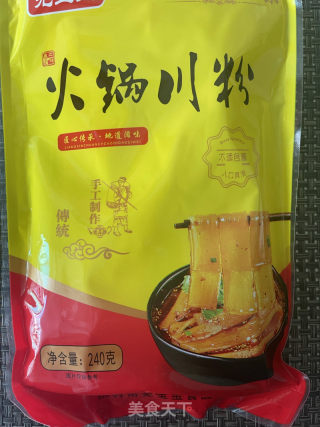 酸辣川粉的做法步骤：1
