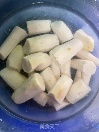 返沙麦香姜薯的做法步骤：3
