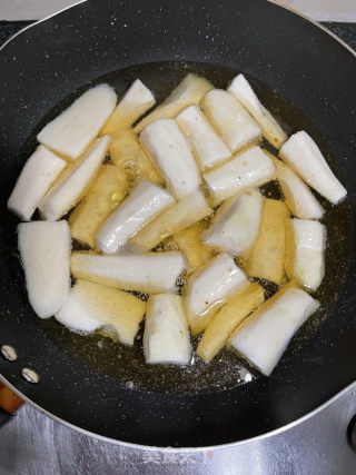 返沙麦香姜薯的做法步骤：5